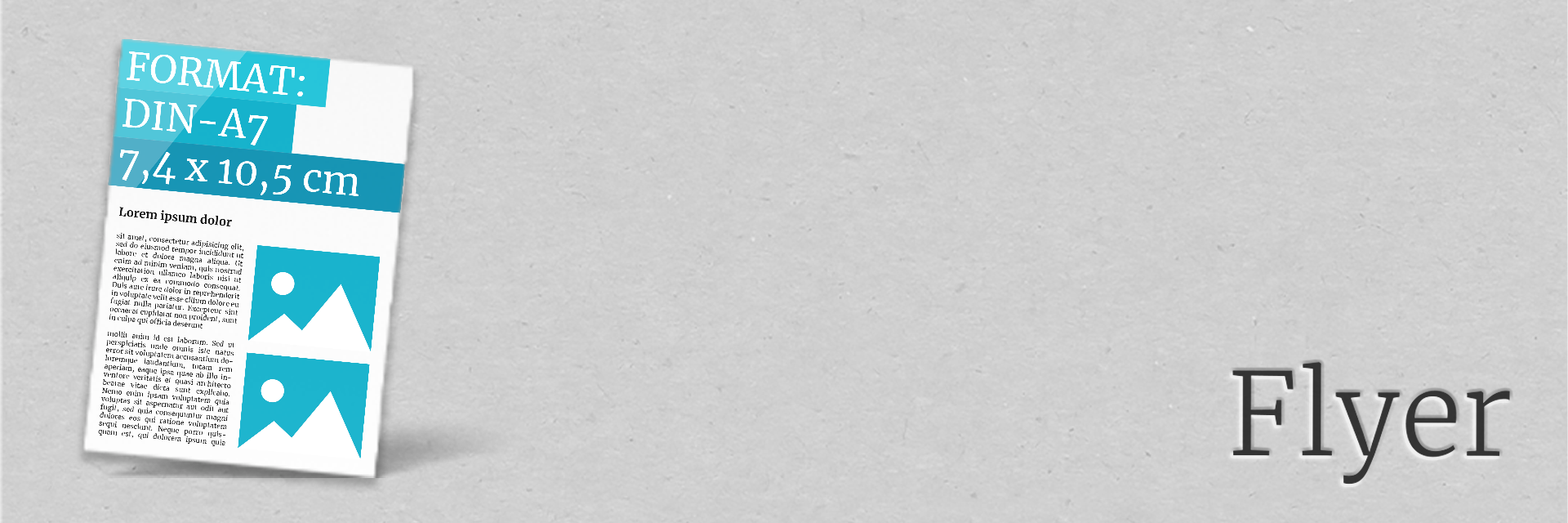 Flyer | DIN A7 | 7,4 x 10,5 cm