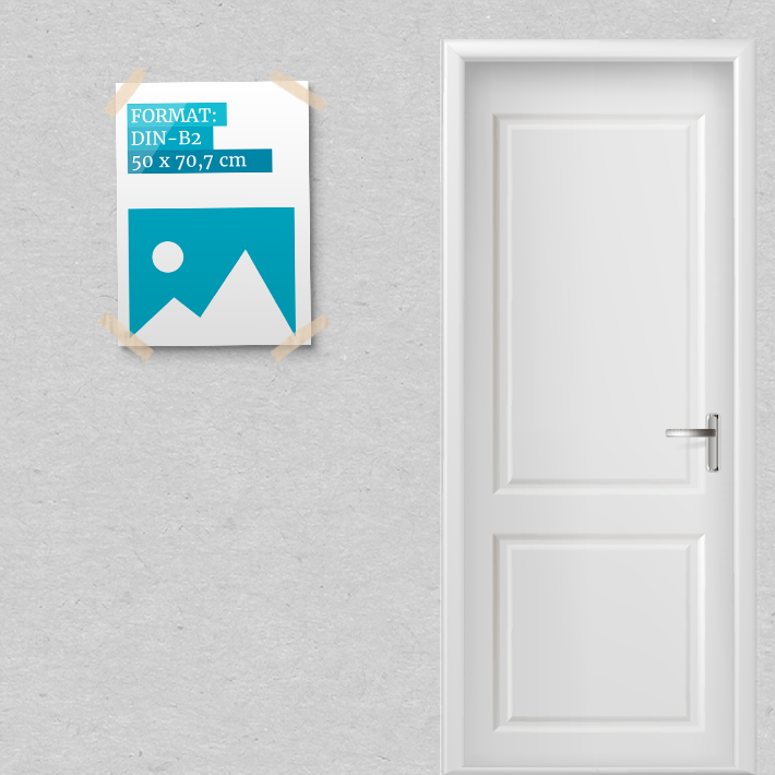 Plakate | DIN B2 | 50 x 70,7 cm<br>(Kleinauflage)