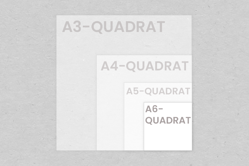 Flyer | A6-Quadrat | 10,5 x 10,5 cm