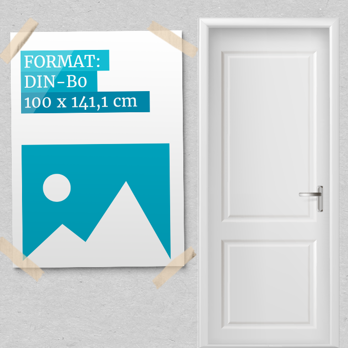 Plakate | DIN B0 | 100 x 141,1 cm<br>(Kleinauflage)